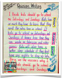 The writer's reason for writing an essay or article. Curriculum And Crayons Opinion Writing Launch Lesson Opinion Writing Persuasive Writing Second Grade Writing