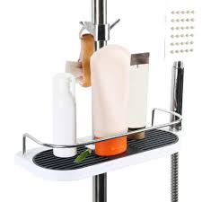 Maybe you would like to learn more about one of these? Bathroom Shower Shelf Hanging Shower Rack Space Aluminum Shower Caddy Shelf Rack Organizer With Rail 2 Hooks Holder Stand For Soap Shampoo Conditioner No Drilling Wall Mounted Suit 19mm 25mm Rail Buy Online In