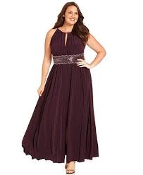 R M Richards R M Richards Plus Size Sleeveless Beaded Gown Reviews Dresses Women Macy S Fashion Plus Size Outfits Evening Gowns