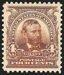 Cost Of Us Stamp Scott 303 1903 4c Grant Rare Stamps Stamp Vibrant Colors