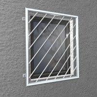 Fenstergitter Diagonalstab 1 Verzinkt Und Wahlweise Farbbeschichtet Fenstergitter Gitter Fenster