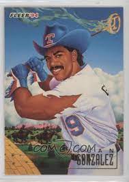 Juan gonzalez (baseball) success %: Best Cards Juan Gonzalez The Kelley Black Book