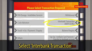 Cara transfer duit dengan maybank2u dari maybank ke bank lain. Ambank Atm Interbank Funds Transfer Ibft Guide Youtube