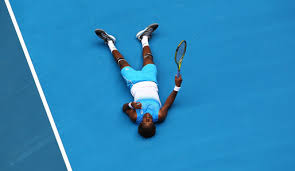 Gael monfils during a match against kei nishikori at the miami. Tennis Seite 38