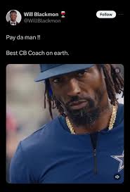 Best DB Coach! 😎 #alharris #nflfootball #dallascowboys #coach  #cowboysnation💙🏈