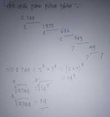 Contoh soal 5 digit : Akar Pangkat 3 Menggunakan Pohon Faktor Akarkua