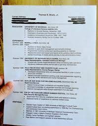 Does Your Resume Look Like Tom Brady S College Grad Resume From 1999