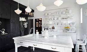 America loves a white kitchen. Black And White Kitchens Ideas Photos Inspirations