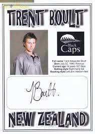 Read about trent boult news, trent boult biography, age, height, career info, icc ranking, net trent boult, new zealand pacer heaped praise upon veteran rohit sharma's captaincy saying the. Trent Boult Autograph Collection Entry At Startiger