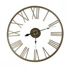 Large outdoor clocks and traditionally styled exterior clocks suitable for exterior and interior applications. Charles Bentley Extra Large Outdoor Wall Clock Bronze Garden From Beatsons Direct Uk