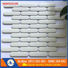 GẠCH MOSAIC QUE ĐŨA ĐẦU TRÒN DT 570 | MÀU TRẮNG TINH TẾ