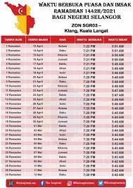 Sehingga waktu solat seterusnya di zon. Waktu Solat Asar Port Klang 2019