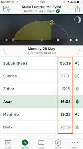 Explore kuala lumpur's sunrise and sunset, moonrise and moonset. Prayer Times In Kuala Lumpur Malaysia Muslim Pro Help Center