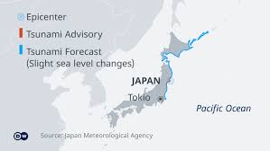 A tsunami can travel around 40 mph in 100 feet of water and as fast as 475 mph in 15,000 feet of water. Japan Hit By Minor Tsunami Waves After Magnitude 7 2 Earthquake News Dw 20 03 2021