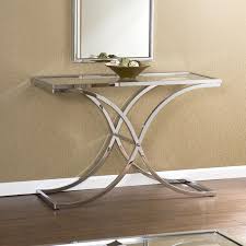 Have To Have It Vogue Chrome Sofa Table 249 99 Metal Console Table Console Table Sofa Table