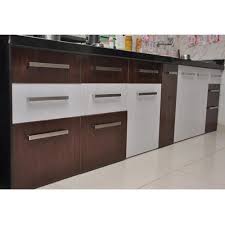white modern pvc kitchen cabinets