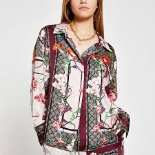 Alibaba.com offers 6,749 pink floral shirt products. Pink Long Sleeve Floral Print Shirt River Island