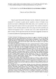 Pdf La Declamatio Lucretie Di Coluccio Salutati E La Sua Traduzione Castigliana Maria De Las Nieves Muniz Muniz Academia Edu