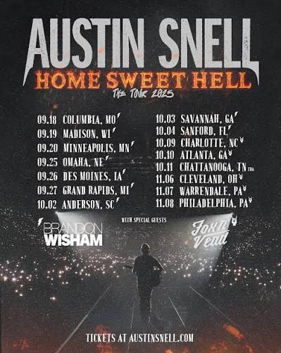 Bringing out some familiar faces this year on the Home Sweet Hell Tour!  Can't wait to have @foxnvead and @brandonwishamofficial out with me. These  dudes are the real deal. So excited to