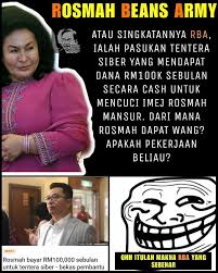 According to bernama, rosmah's former special officer rizal mansor testified that the three bloggers were paid rm5,000 a month for nearly six years since 2012. 06 September 2020 Ameno World