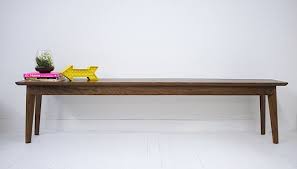 Anyone with a little bit of diy experience can make a beautiful mid century. Buy Custom Made Mid Century Modern Inspired Walnut Bench Dining Table Bench The Santa Monica Bench Made To Order From Moderncre8ve Custommade Com