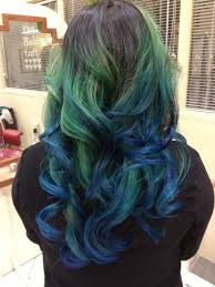 Check spelling or type a new query. Ombre Blue And Green Hair Novocom Top