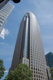 The building is 60 stories high. Bank Of America Corporate Center Aug 18 2020 Nikon D7100 E Trade N Tryon St Charlotte