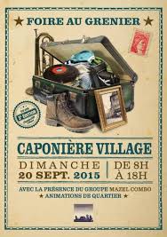 Foire Aux Greniers De Caen 14000 Calvados Basse Normandie Du 20 Septembre 2015 Au 20 Septembre 2015 Design D Affiches Grenier Foire