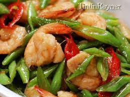Resep Tumis Buncis Udang Saos Tiram Kilat Oleh Tintin Rayner Recipe Resep Tumis Tumis Resep