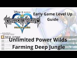 After locking wonderland and deep jungle (olympus coliseum isn't necessary), go back to traverse town before moving on to the next world. Unlimited Powerwild Farming Powershard Farming In Deep Jungle Kingdom Hearts Final Mix In 2021 Kingdom Hearts 1 Kingdom Hearts Kingdom