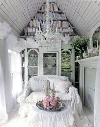 Love This Triangle Of Books And Comfy Chair What More Is Needed Ok Laptop To Pin Shabby Chic Cottage Victorian Cottage Shabby Chic Homes