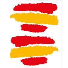 La bandera oficial de españa. Adhesivo Bandera Espana 3 Trazos 2 Uds Norauto Es