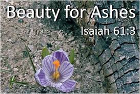 Beauty for ashes · many people believe this phrase comes from the bible. Beauty For Ashes 2010 Florida Basic Training Bible Ministries