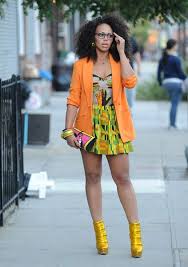 We Re Having A Heat Wave A Tropical Heat Wave She Certainly Can Wear That Dress African Fashion Elle Varner Style