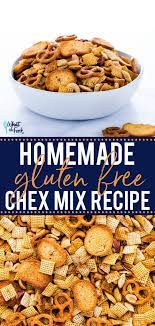 Homemade Chex Mix Recipe Gluten Free Recipe Chex Mix Recipes Dairy Free Snacks Gluten Free Snacks Easy