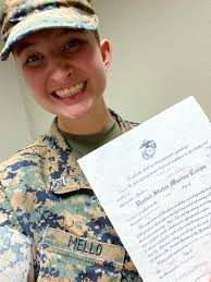 US Marine Jessie Mello killed in freak Colorado skiing accident while  visiting family for holidays