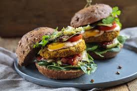 Untuk membuat dagingnya, bunda bisa. Cara Membuat Burger Vegetarian