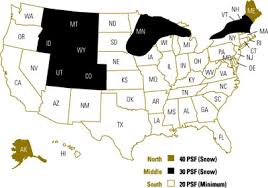 Roof Load Zone Map Mhi Manufactured Housing Institute
