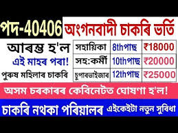 Get latest information on assam job news,jobs in assam. Anganwadi Job In Assam Career Financial Advisor Cabinet Discussion Anganwadi Job News Today The Great Bengal Tv