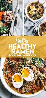 Easy Homemade Healthy Ramen Recipe Healthy Ramen Ramen Recipes Easy Creamy Broccoli Cheddar Soup