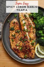 Spicy Lemon Garlic Tilapia Cooking With Coit Recipe Spicy Tilapia Recipe Cooking Spicy Recipes