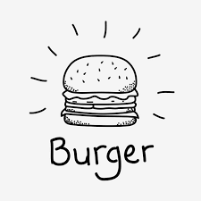 Ilustracion De Vector De Hamburguesa Con Doodle De Hamburguesa De Estilo Dibujado A Mano Clipart De Alimentos Hamburguesa Hamburguesa Png Y Vector Para Desca Burger Vector Burger Drawing How To Draw