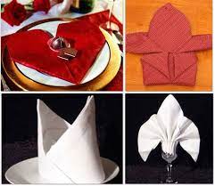 There are lots of different napkin folding techniques and folding ideas you can choose from to suit your meal, whether you're planning a formal dinner party, celebratory birthday meal or date night. 13 Ways To Fold A Napkin Fancy Napkin Folding Napkins Beautiful Napkin Folding