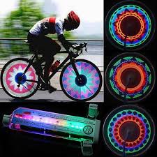 Colorful Bicycle Lights Bike Cycling Wheel Spoke Light 32 Led 32 Pattern Waterproof Wish
