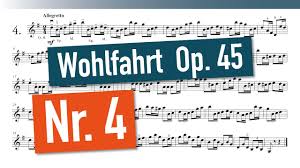 (2004) and das match (2008). Franz Wohlfahrt 60 Studies Op 45 Nr 4 Youtube