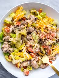 Meal Prep Low Carb Big Mac Salad Jars The Girl On Bloor