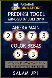 Prediksi 4d Sgp Minggu 07 07 2019 Indonesia Minggu 22 Agustus