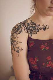 These tattoo designs vary from scorpions to eagles, apart from floral designs. 70 Magnificent Shoulder Tattoo Designs