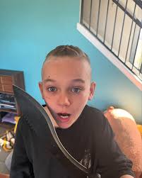 Alright girls, my son is 12 and I convinced him to let us Viking braid his  hair.. he hates it so I need all of yal to let him know how badass