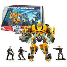 Transformers bumblebee cyberverse maccadam baf deluxe class thunderhowl. Hasbro Transformers 1st Movie Screen Battles Series Figure Set Capture Of Bumblebee W Deluxe Class Bumblebee Camaro Concept Transformers Transformers Movie